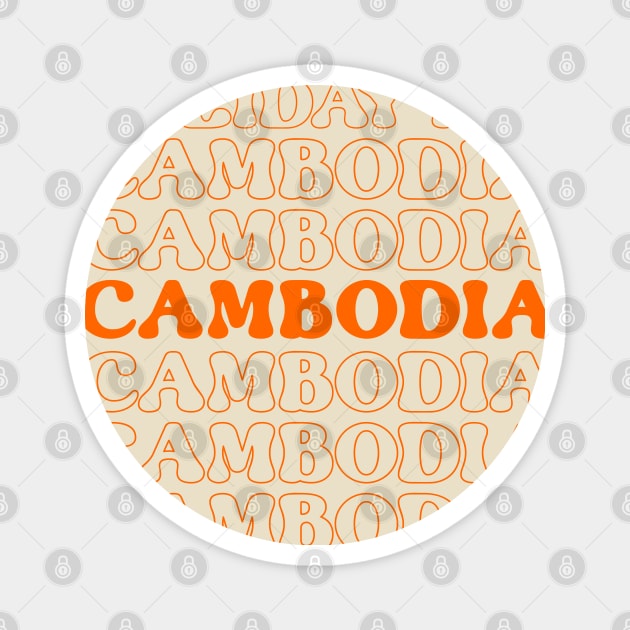 Holiday Inn Cambodia Magnet by Th3Caser.Shop